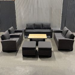 9-Seater Outdoor Patio Sectional Furniture Set