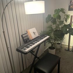 New! Casio Keyboard, stand,  stool and pedal