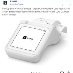 Sumup Solo Printer Point Of Sale Card Reader 