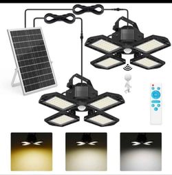 Dual Solar Hanging Lights
