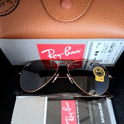Ray-Ban RB3025 Brown Mirrored Lens Brown Frame 58mm Sunglasses