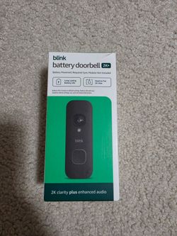 Blink Battery Doorbell 2K+ Open Box Never Used