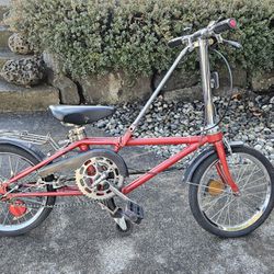 Vintage Dahon Folding Bike w/rack