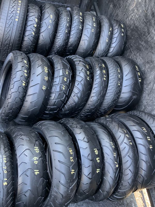 MOTORCYCLE TIRES. Price starting at 40 each for Sale in Houston, TX