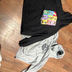 Two Hoodies Xl An L