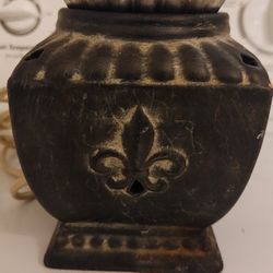 Fluer De Lis Wax Tart Warmer Mint Condition 
