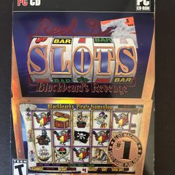Reel Deal Slots BLACKBEARD'S REVENGE (PC Game) CD-ROM + Multi Game Manual -