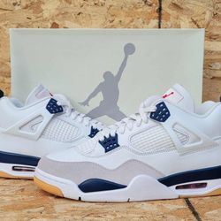 Air Jordan Retro 4 X Nike SB (Navy Blue)