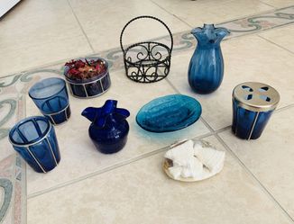 Recyclable glass bathroom accessories $1,$2,$3, $4, $5,up to $15 for the electric salad shooter