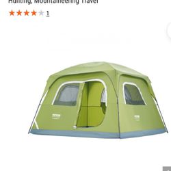 VEVOR Camping Tent, 10 x 9 x 6.5 ft Fit for 6 Person, 