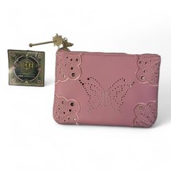 NEW Her Universe Wicked Glinda Pink Butterfly Zipper Wallet 