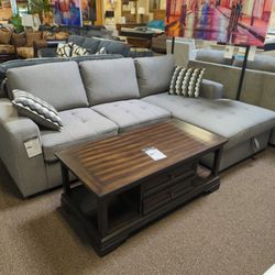 Sofa Chaise With Storage Gray Sectional 