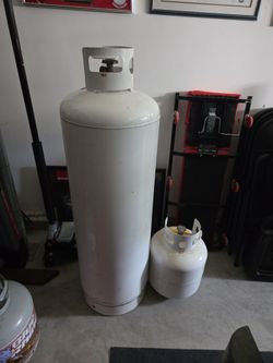 86.5LB propane tank 50 in height full
