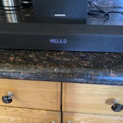Samsung Sound Bar with Sub and Remote 