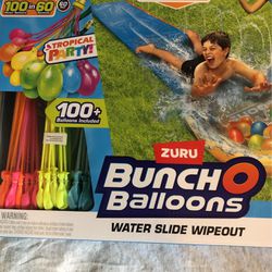 Buncho Ballon’s Water Slide Wipeout 