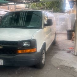 Chevy Chevrolet Van White 