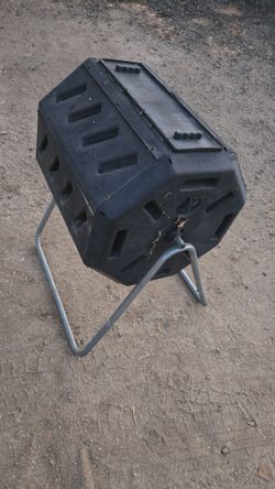 37 gallon tumbling FCMP compost used