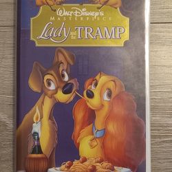 Walt Disney Masterpiece Lady And The Tramp VHS
