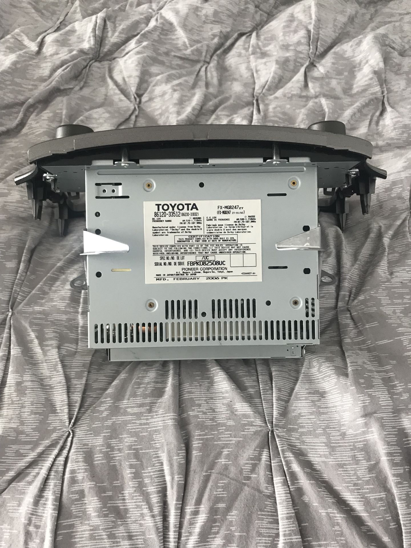 20042006 Lexus ES330 OEM Stereo Tape 6 Disc Changer CD Player for Sale