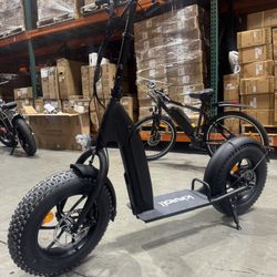 Fat tire electric scooter