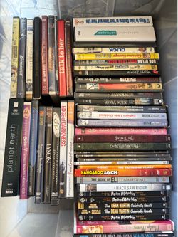 Lot of 100 dvds