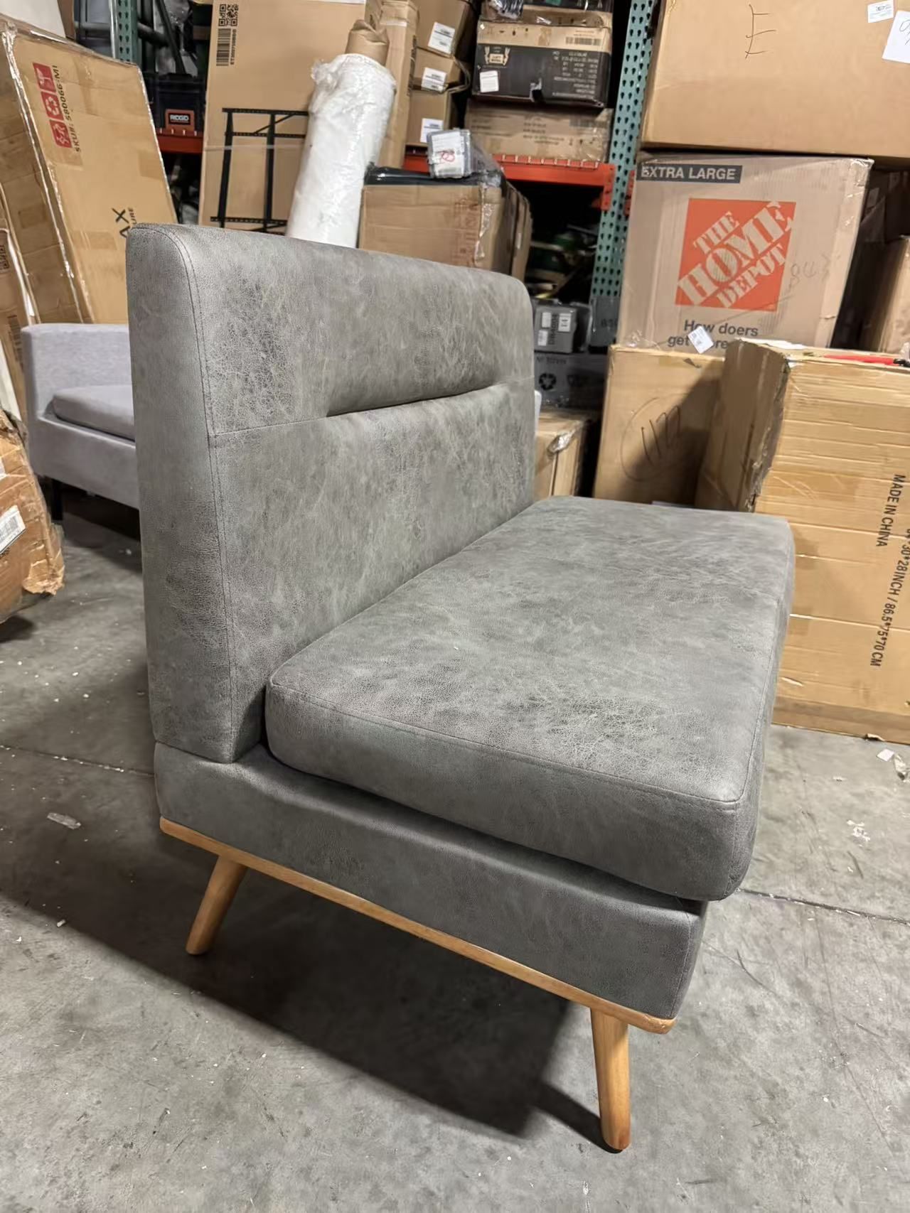 Loveseat Sofa Settee Bench with Back Upholstered Banquette $140