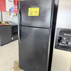 TOP MOUNT FRIDGE BLACK