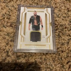 2024 National Treasures Josh Briggs Material Treasures Patch SP #/99 Pro Wrestling Card