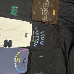 Designer T Shirts Chanel Dior Prada LV VUITTON BURBERRY 