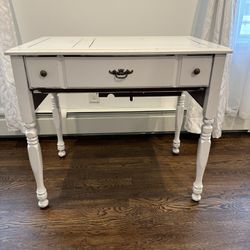 Wood Antique Sewing Table 