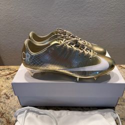 Nike Mercurial Superfly 1 RGN FG SE Ronaldo CR7 Gold Star IQ2995-900 Men’s Size 10 Brand New