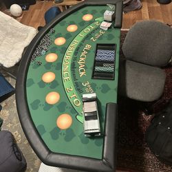 Foldable Blackjack Table 