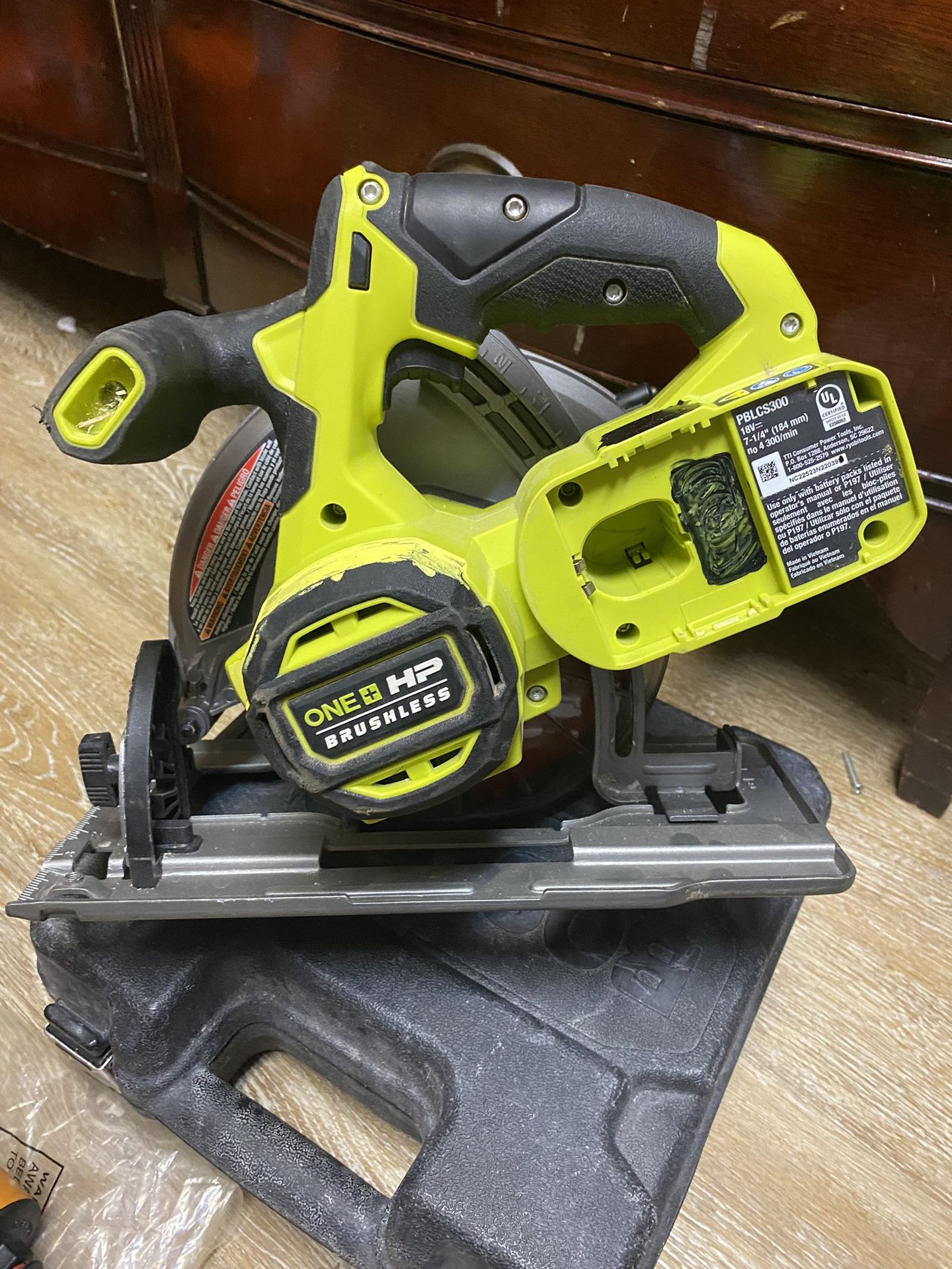 Ryobi One Plus HP Brushless Circular Saw w/ batteries & charger