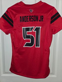 Houston Texans Womens S Anderson Jr. Red Jersey $150 Retail