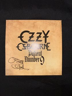 Ozzy Osbourne autograph