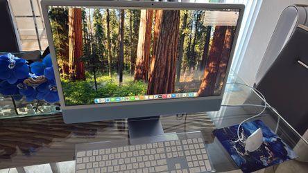 Apple iMac 24” – M1, 16GB RAM, 512GB SSD (Blue)