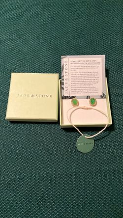 Jade & Stone Earrings