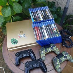 There 25 Games i Sell 8 Games for $100! OR $20! Each there $300! On games. $180! PS4 slim 1000GB, $30! Per Extra control. $550! Lowest or Trade electr