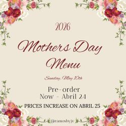 Mother’s Day Pre Order