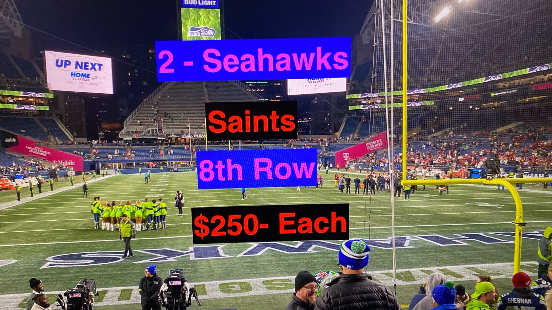 Seahawks Saints Tickets