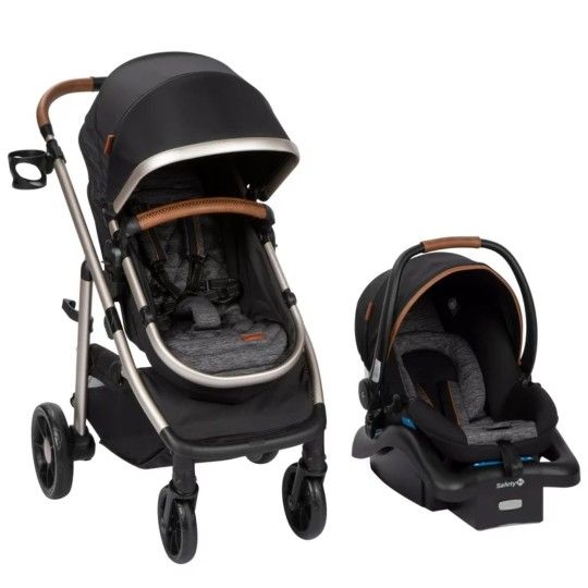 MONBEBE Lynx 6-in-1 Modular Travel System (Black & Gold)