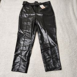Faux Leather Pants