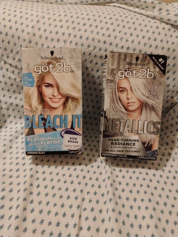 Schwarzkopf Göt2b Bleach It Permanent Bleach And Metalics Permanent Color