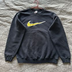 Vintage Nike Black Crewneck Sweatshirt Size Small