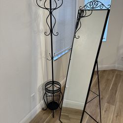 Coat Hanger And Mirror 