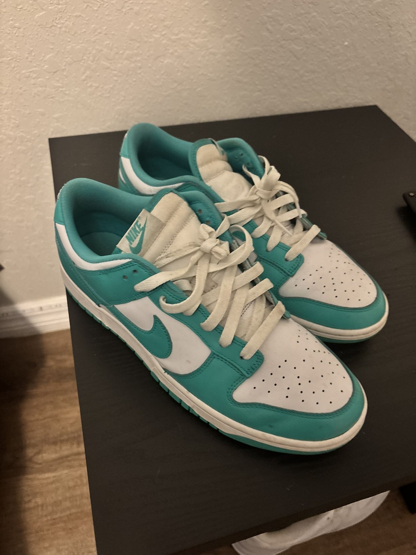 Clear Jade dunks