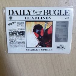 2021 Skybox Marvel Metal Spider-man Daily Bugle SCARLET SPIDER DB-1