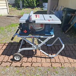 Bosch Table Saw and STAND