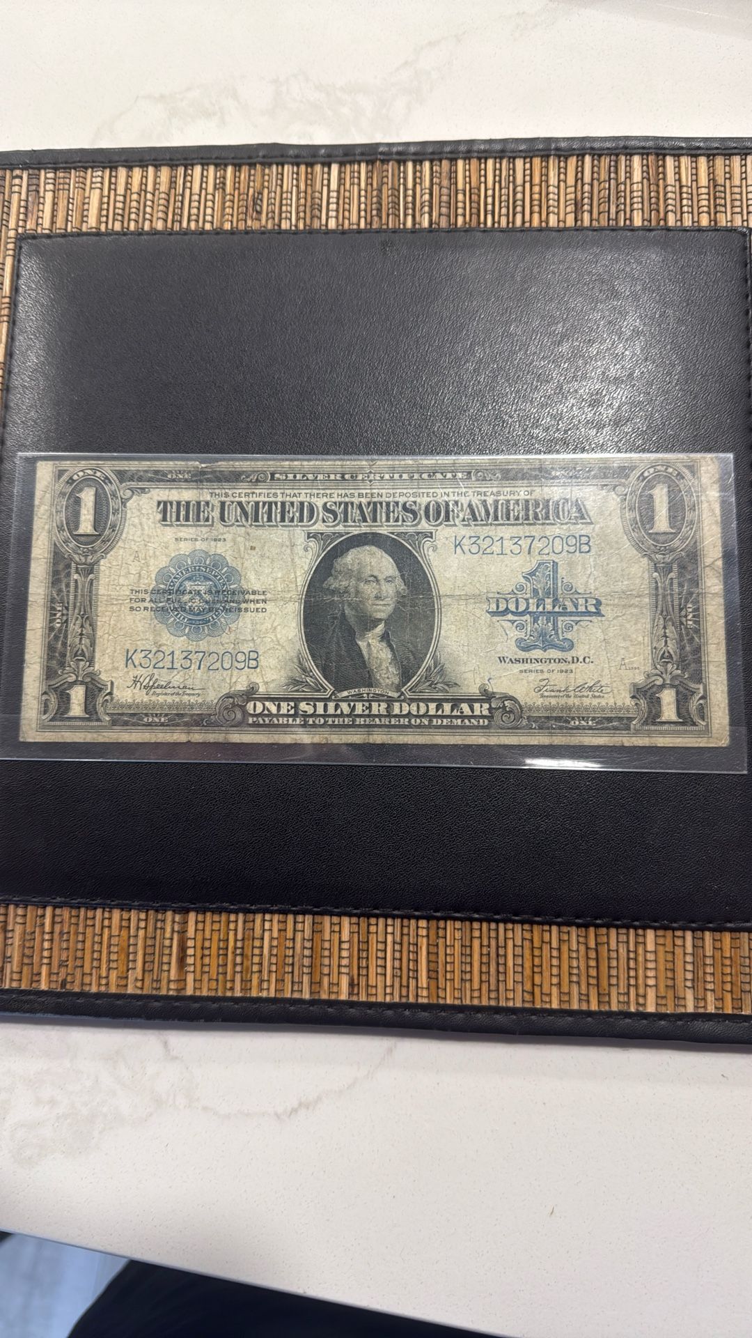 1923 $1 Horseblanket Silver Certificate Large Size Note
