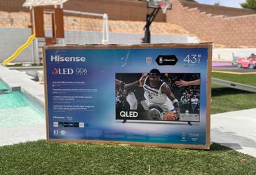 43” Hisense smart 4k Qled tv